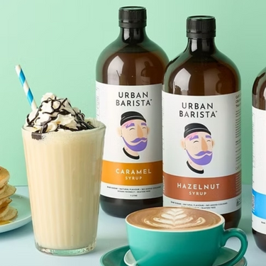 Urban Barista Hazelnut Syrup 1L – Natural, Nutty & Clean-Label Sweetness